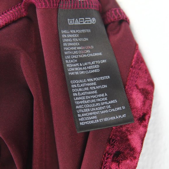 Silence + Noise Red Metallic Velvet romper - Picture 4 of 5